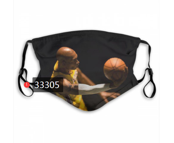 2021 NBA Los Angeles Lakers #24 kobe bryant 33305 Dust mask with filter